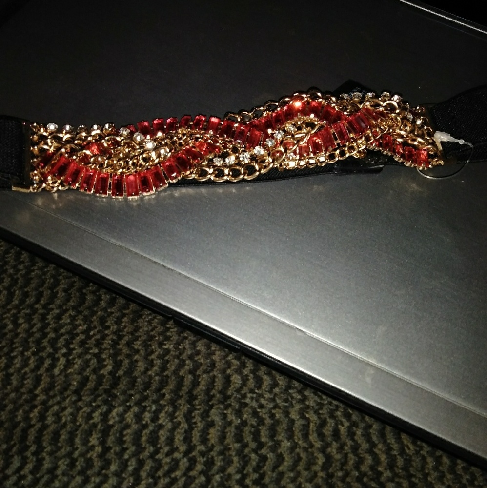 Nwot Gorgeous bebe rhinestone belt